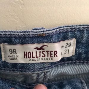 Hollister high waisted ripped jeans